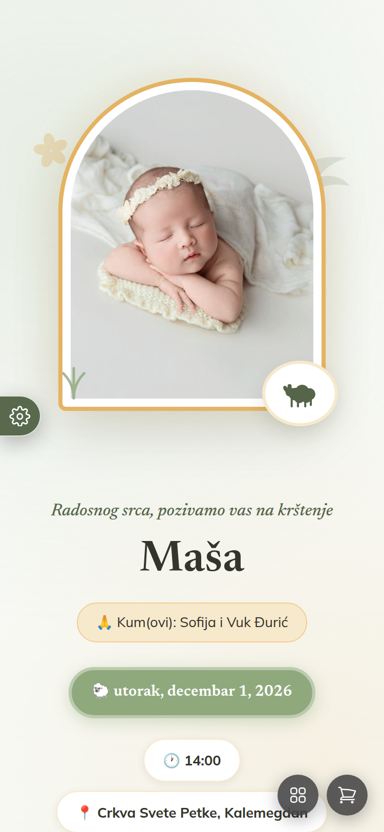 Pregled teme Little Lamb